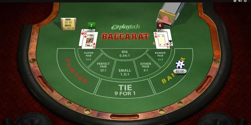 Baccarat Kuwin - Sảnh chơi hấp dẫn và đầy cuốn hút